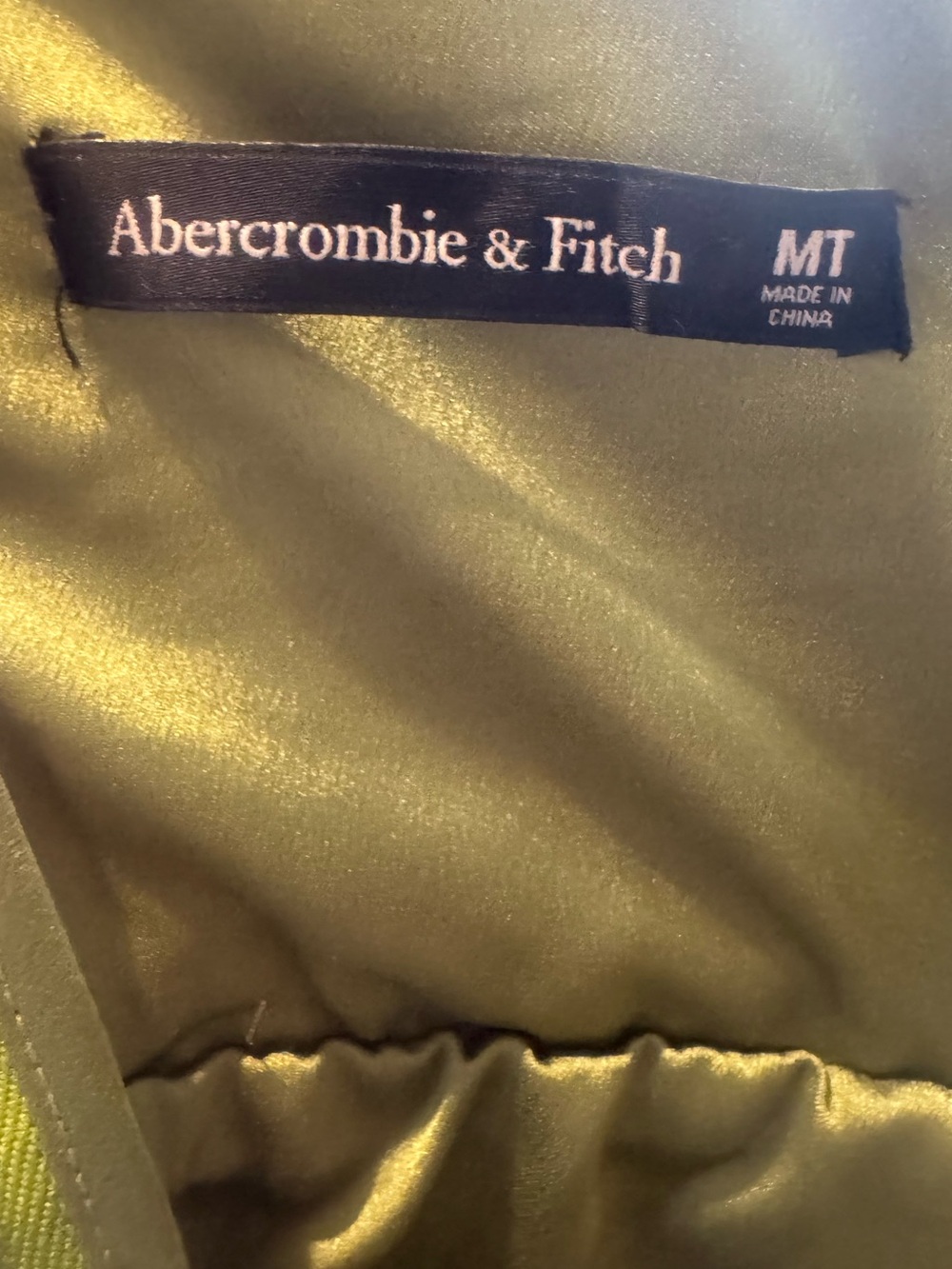 Abercrombie & Fitch satin Giselle dress women’s size MT medium - Picture 15 of 17